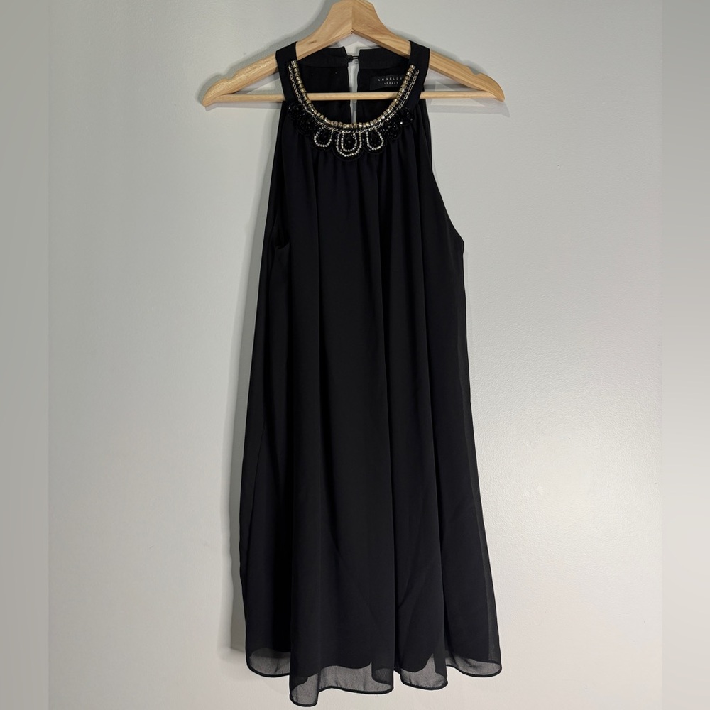 Angel eye London sleeveless black dress